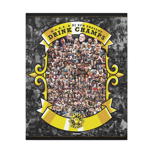 Drink Champs Canvas Print (24 x 30)