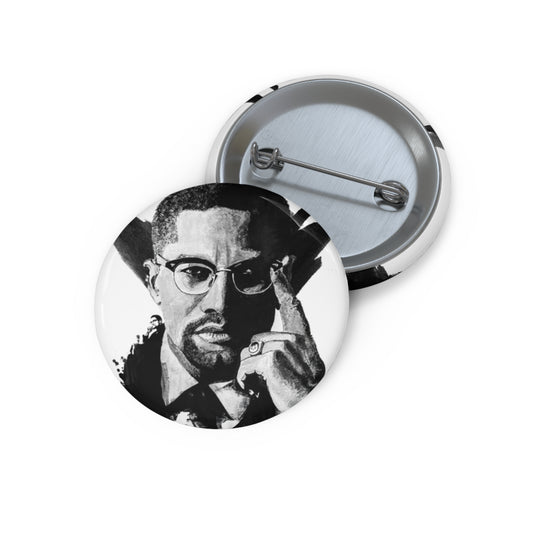 Malcolm X Pin