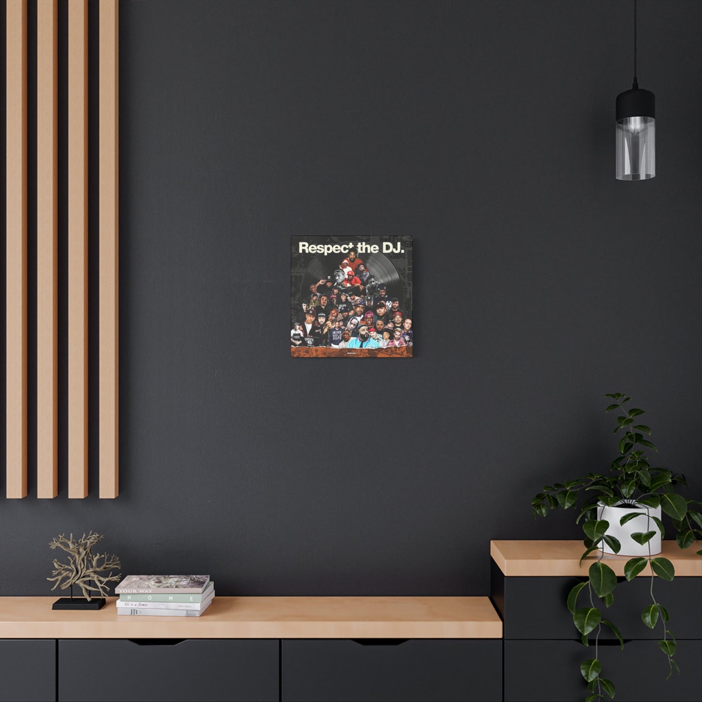 Respect the DJ Canvas Print