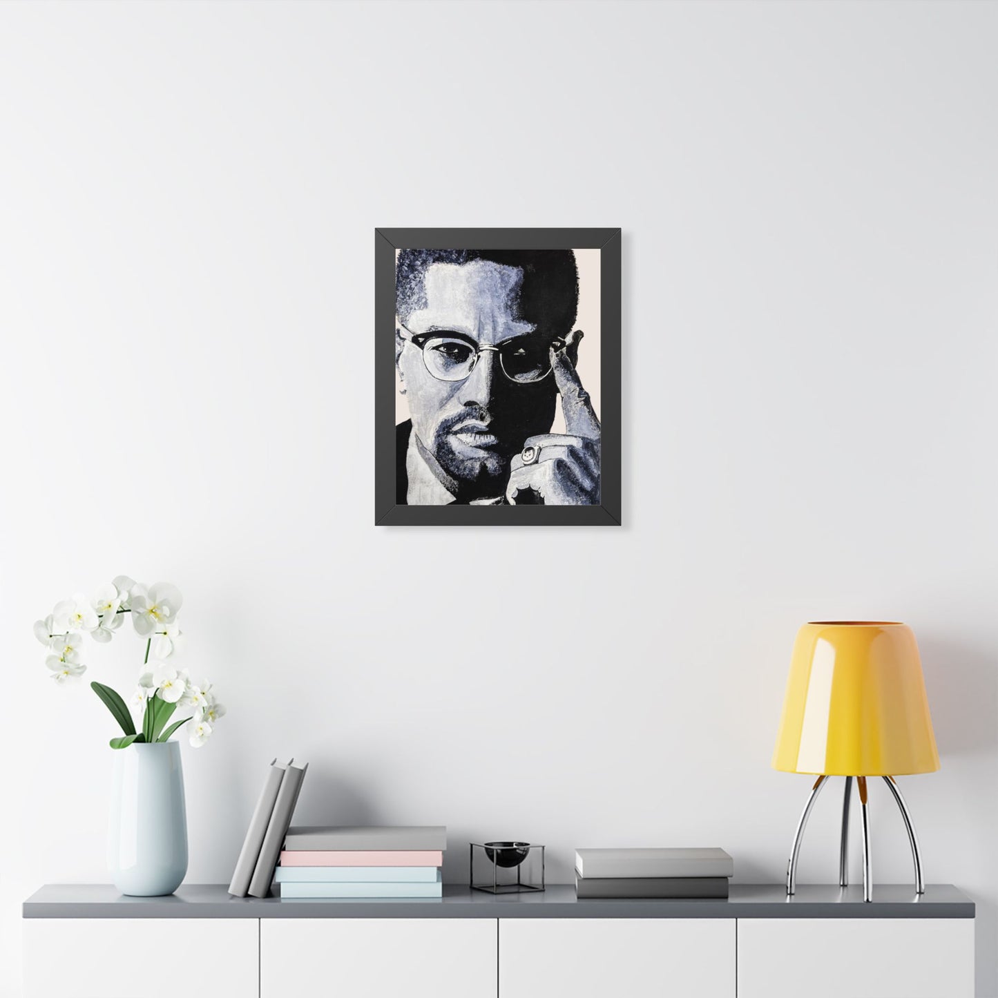 MALCOLM X Framed Vertical Poster