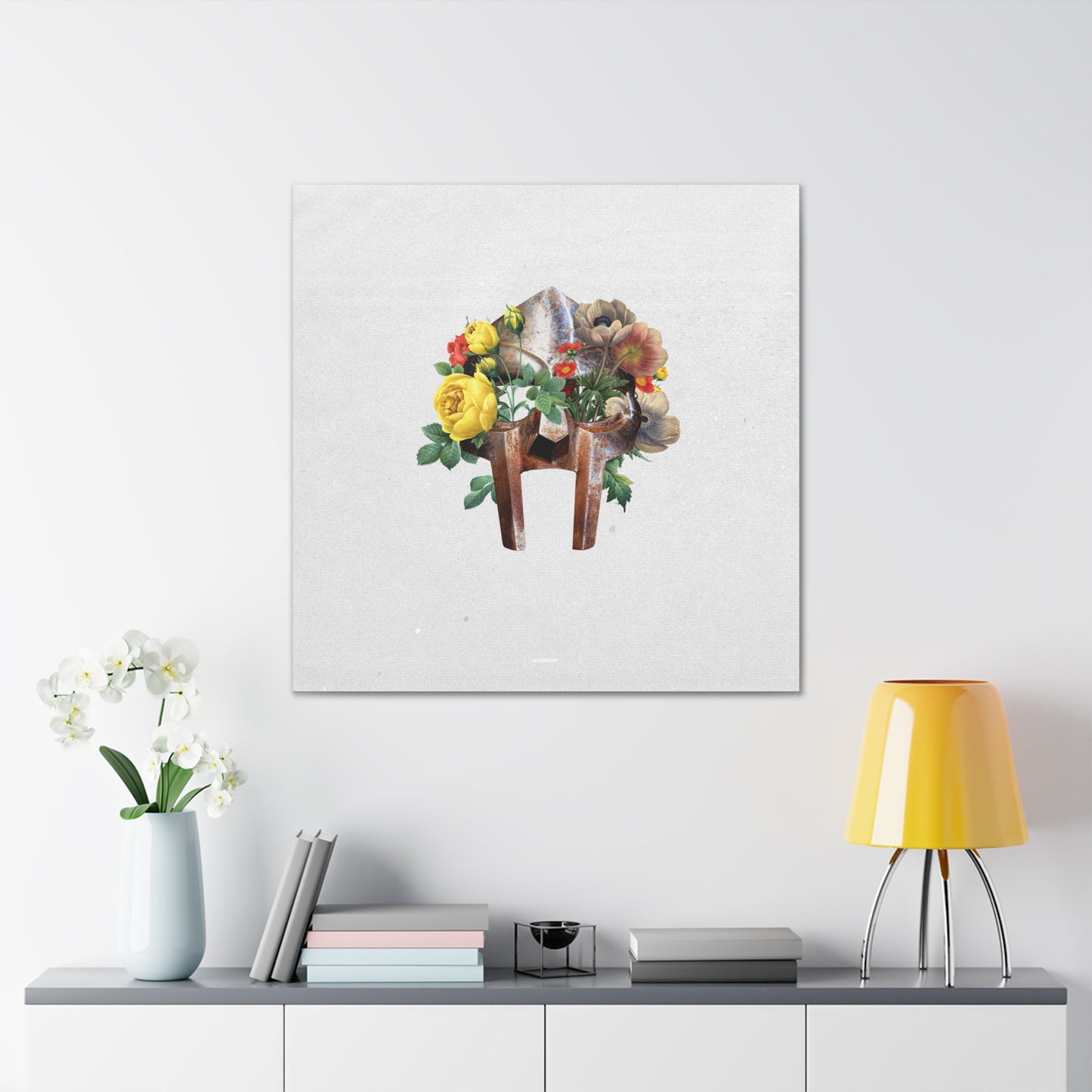 DOOM In Bloom Square Canvas
