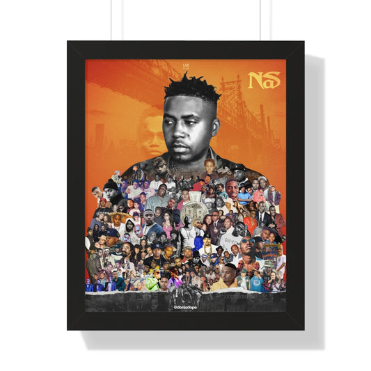 Nas Framed Poster