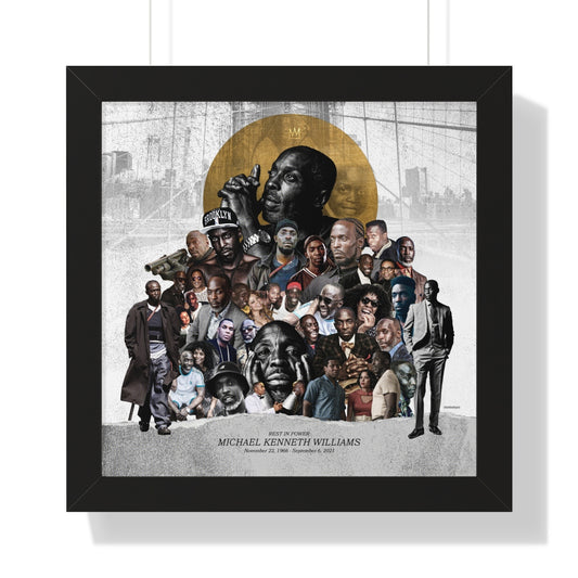 Michael K Williams Framed Poster
