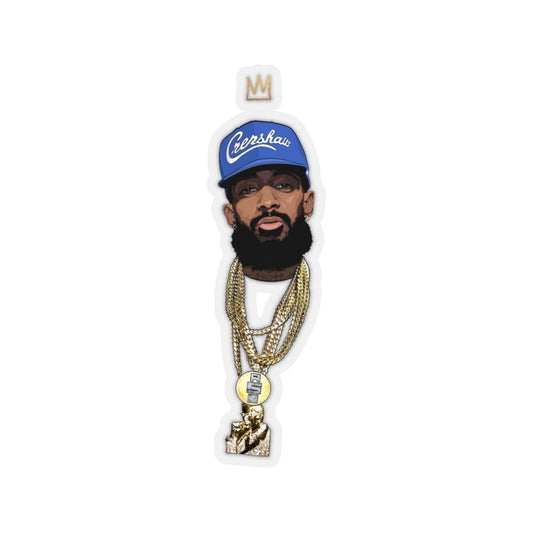 King Nip Blue Hat Sticker