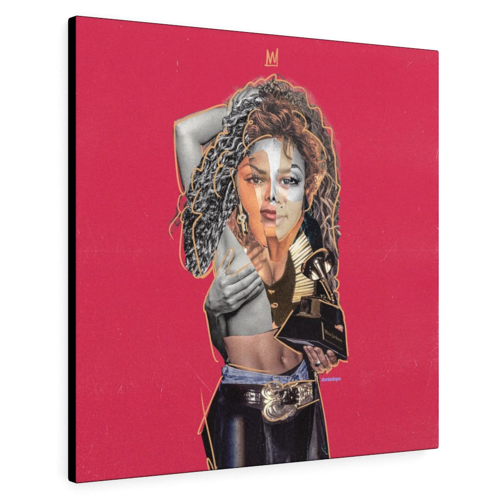 Miss Jackson Wrapped Canvas