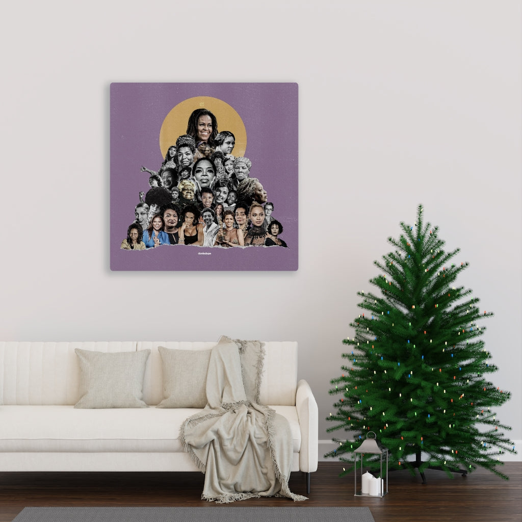 Celebrate Black Women Square Canvas