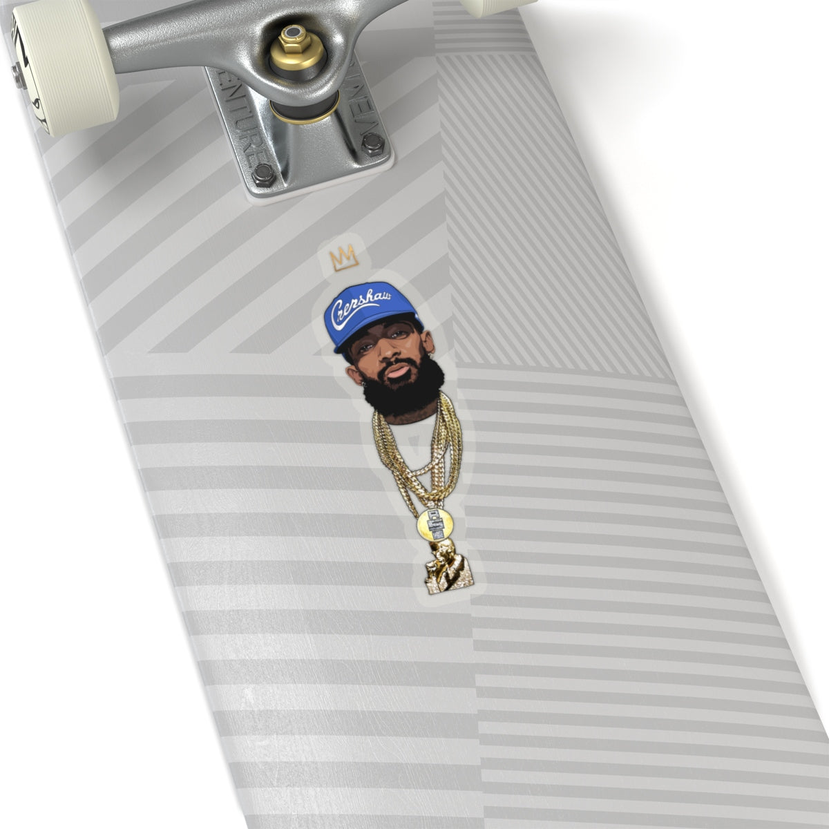 King Nip Blue Hat Sticker