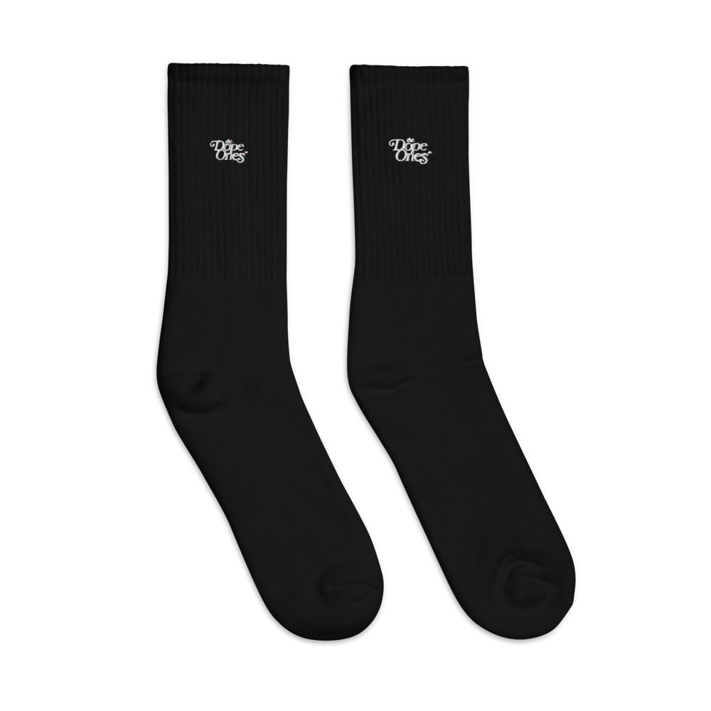 theDopeOnes Embroidered socks
