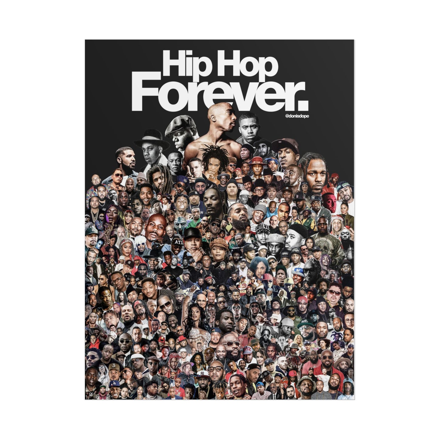 Hip Hop Forever Poster (BLACK)