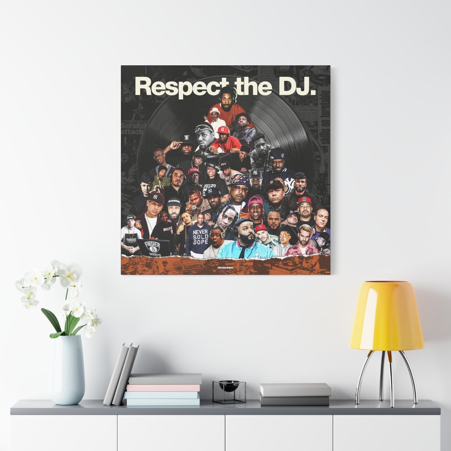 Respect the DJ Canvas Print