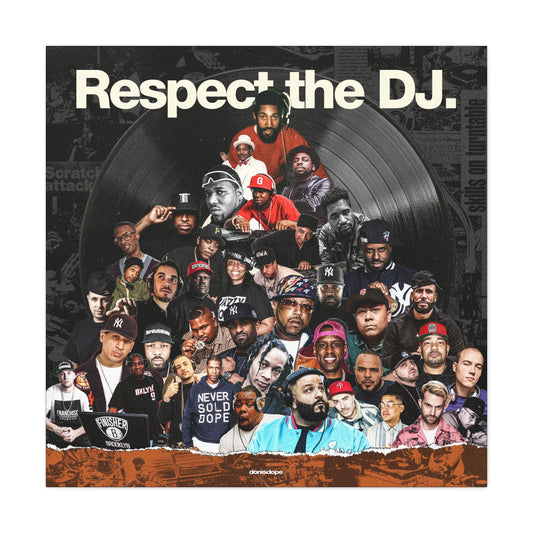Respect the DJ Canvas Print
