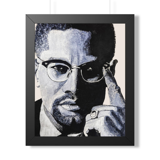 MALCOLM X Framed Vertical Poster
