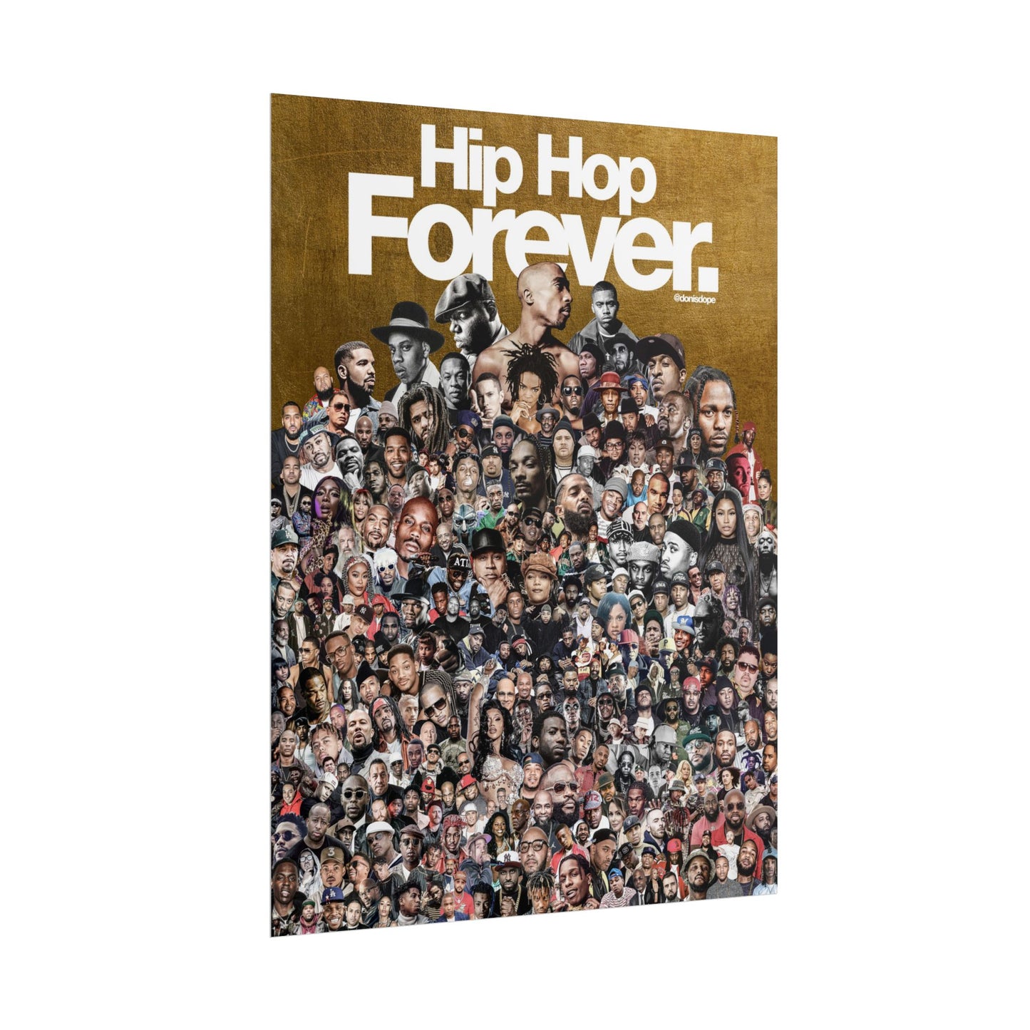 Hip Hop Forever Poster (GOLD)