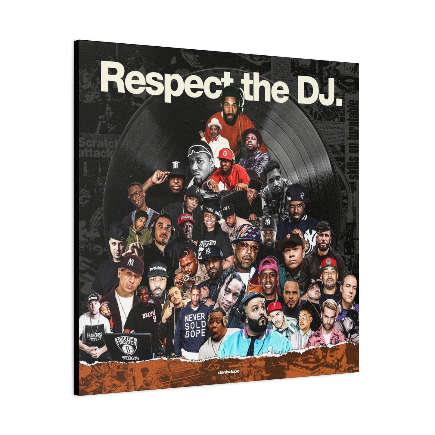 Respect the DJ Canvas Print