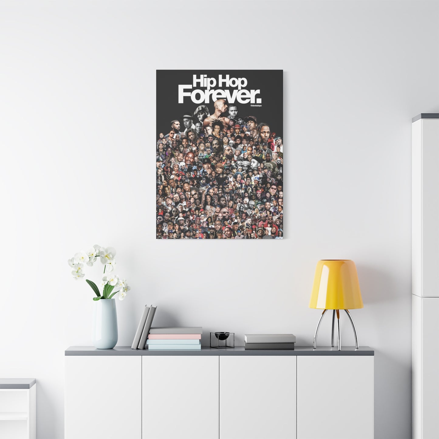 Hip Hop Forever Canvas (BLK)