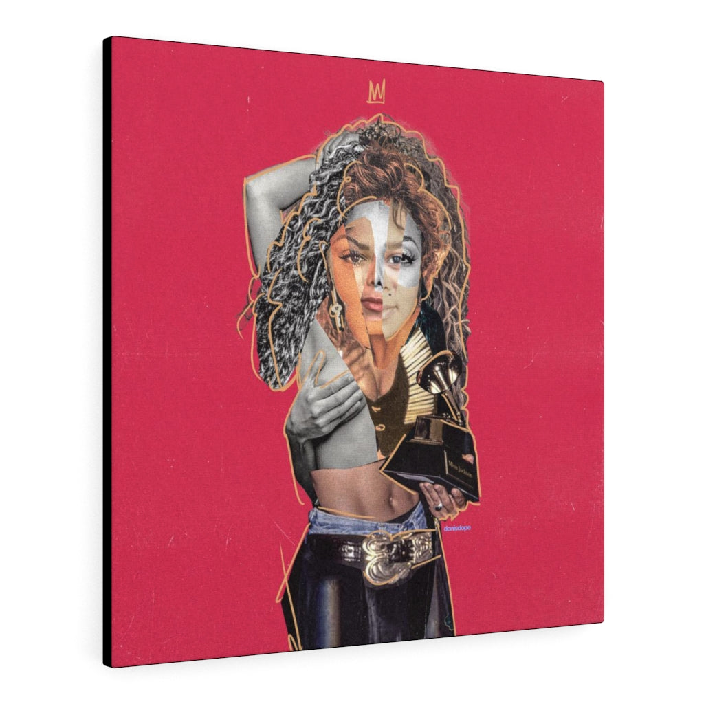 Miss Jackson Wrapped Canvas