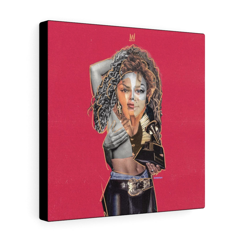 Miss Jackson Wrapped Canvas