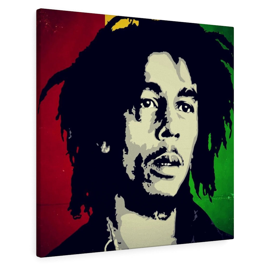 Bob Marley Square Canvas