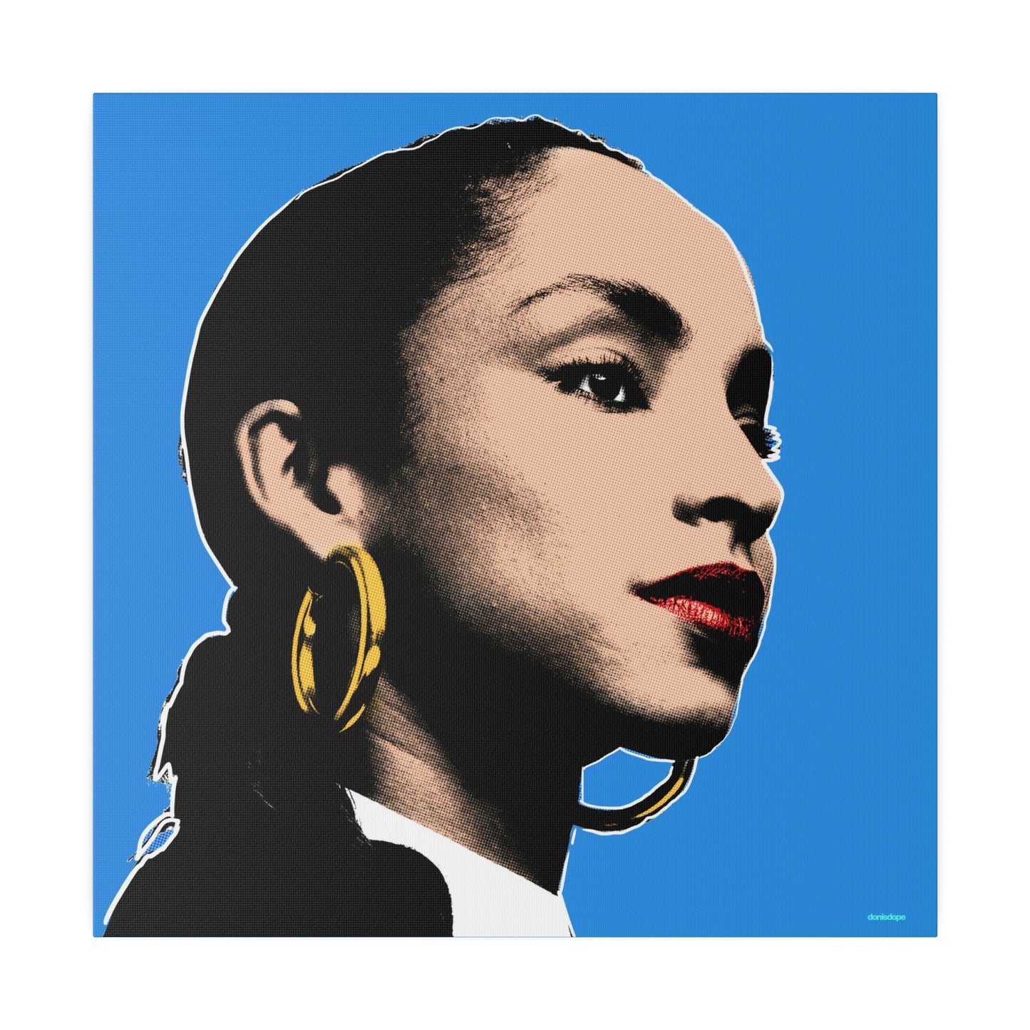 Sade Vintage Pop Stretched Canvas, 0.75"