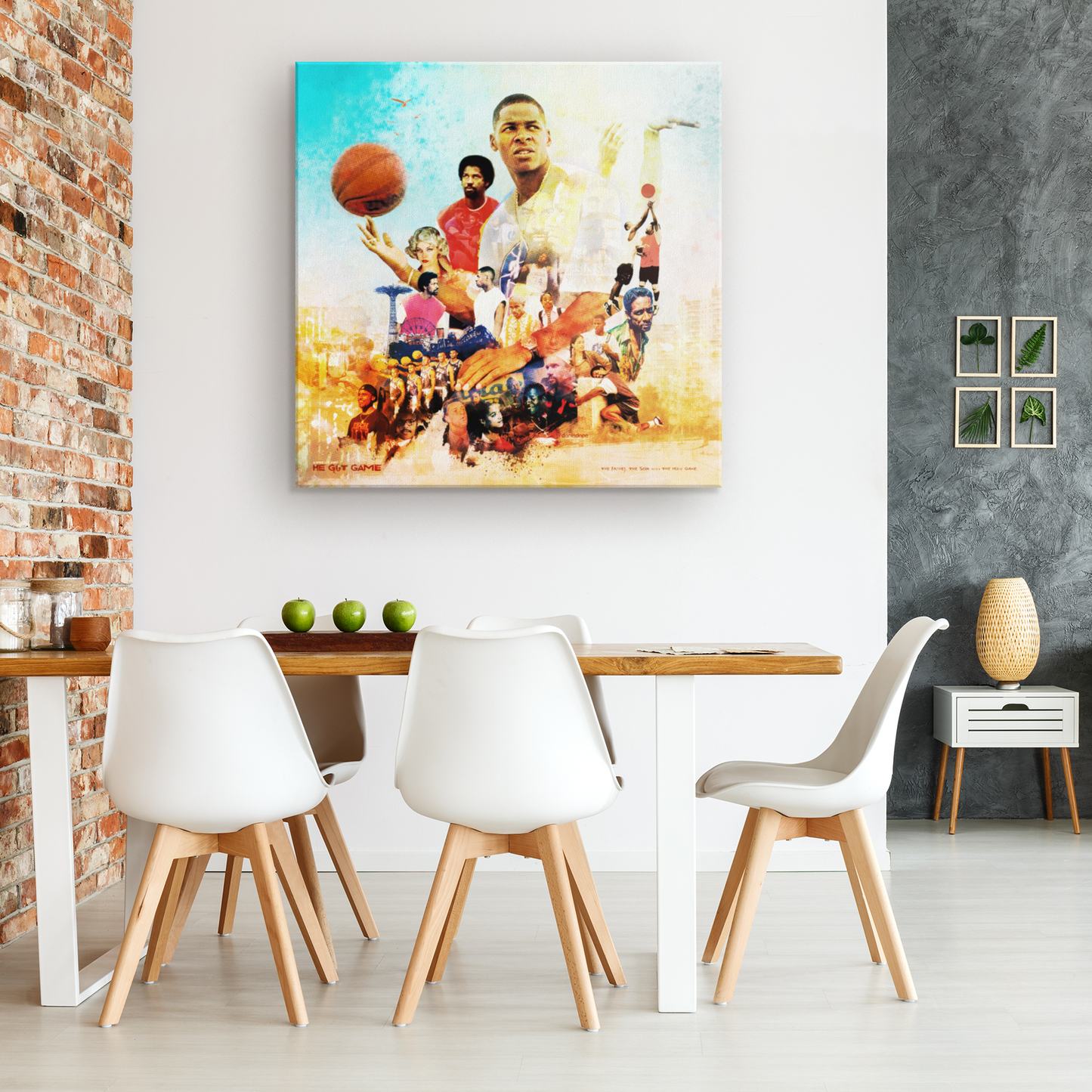 He Got Game Square Canvas