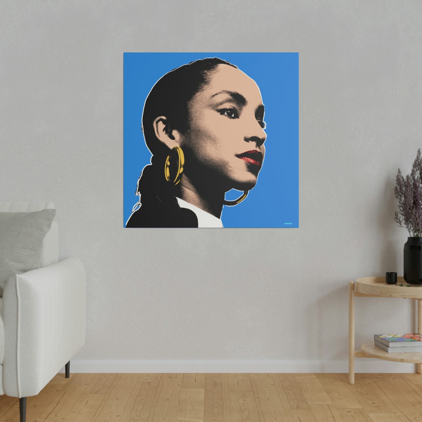 Sade Vintage Pop Stretched Canvas, 0.75"