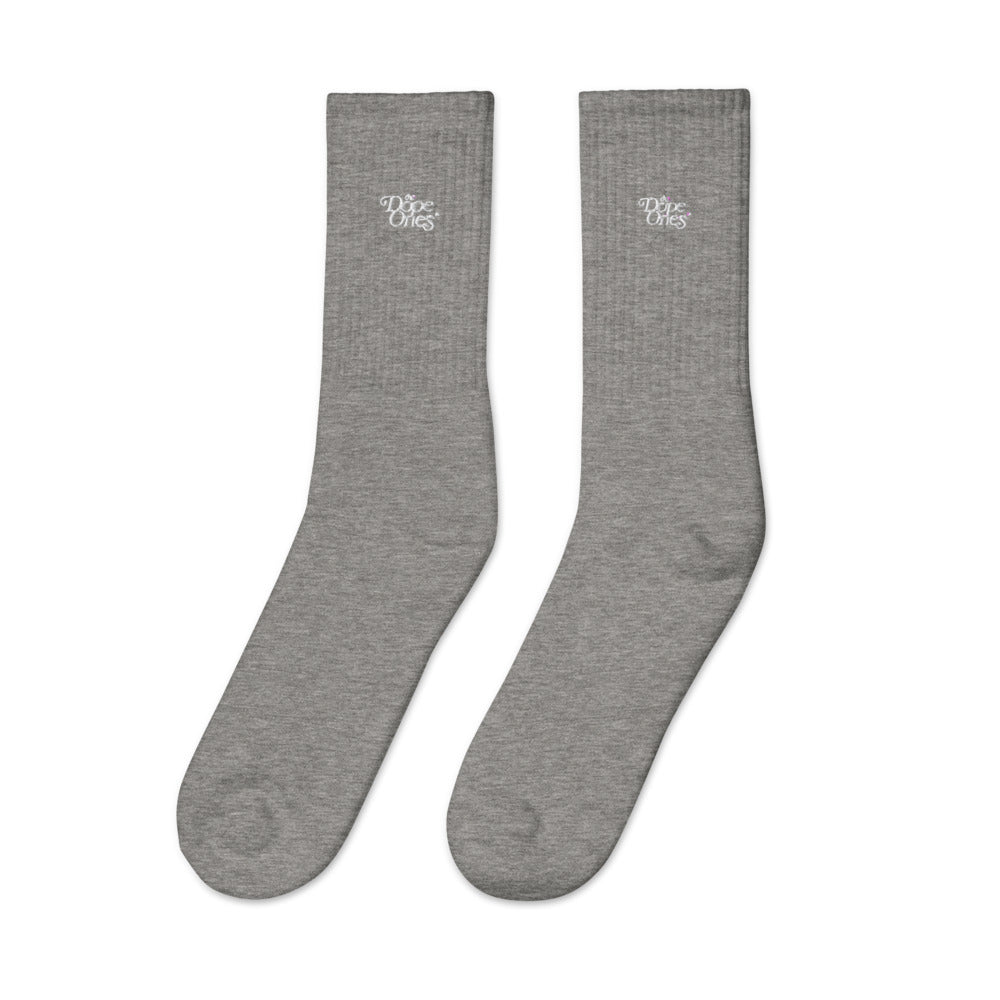 theDopeOnes Embroidered socks